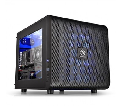 Корпус Thermaltake Core V21,без БП,2xUSB3.0, черный,mATX