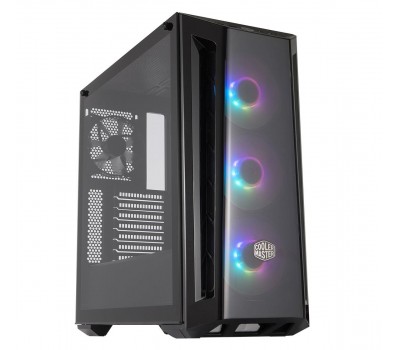 Корпус Cooler Master MasterBox MB520 ARGB/Black/Win/SPCC/1*Tempered Glass/3*120mm ARGB Fans + 1*120mm Black Fan
