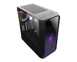 Корпус Antec NX1000 Gaming, MidT, 2*USB3.0,1*120мм ARGB, стекло(бок./перед.панели),без БП, черный
