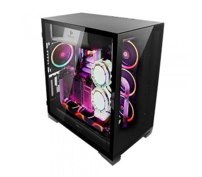 Корпус Antec P120 Crystal MidT,2*USB3.0,стекло(боковая и передняя панели),без БП,черный.