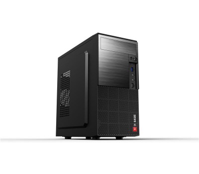 Корпус 2E BASIS (RD860) MiniT, Micro ATX,Mini ITX, 2*USB3.0, сталь с перф.(бок.пан.),без БП,черный.