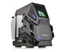 Корпус Thermaltake AH T200 Black/Win/SPCC/4mm Tempered Glass*2/mATX