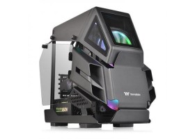 Корпус Thermaltake AH T200 Black/Win/SPCC/4mm Tempered Glass*2/mATX