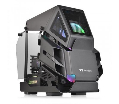 Корпус Thermaltake AH T200 Black/Win/SPCC/4mm Tempered Glass*2/mATX