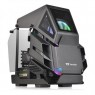 Корпус Thermaltake AH T200 Black/Win/SPCC/4mm Tempered Glass*2/mATX