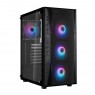 Корпус SilverStone FARA FAB1B-PRO,MidT,USB 3.0*2,USB 2.0*1,4*120мм ARGB,стекло,безБП,черный