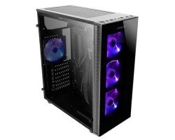 Корпус Antec NX210 Gaming, MidT, 2*USB2.0, 1*USB3.0, 4*120мм ARGB,стекло(бок.панель),без БП,черный