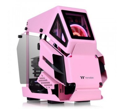 Корпус Thermaltake AH T200 Pink/Win/SPCC/4mm Tempered Glass*2/mATX