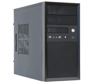 Корпус CHIEFTEC Mesh CT-01B,с БП CHIEFTEC iArena GPA-400S8 400Вт,1xUSB3.0,mATX,черный