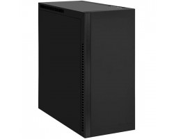 Корпус SilverStone KUBLAI KL07B,MidT, USB3.0*2,Type-C*1, 3*140мм, шумоизоляция, без БП,черный