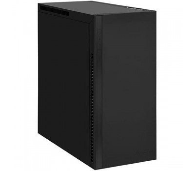 Корпус SilverStone KUBLAI KL07B,MidT, USB3.0*2,Type-C*1, 3*140мм, шумоизоляция, без БП,черный