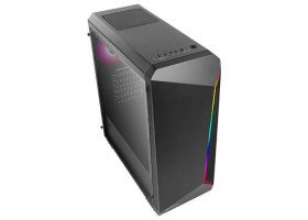 Корпус Antec NX220 Gaming, MidT, 2*USB2.0, 1*USB3.0, 1*120мм ARGB,акрил(бок.панель),без БП,черный