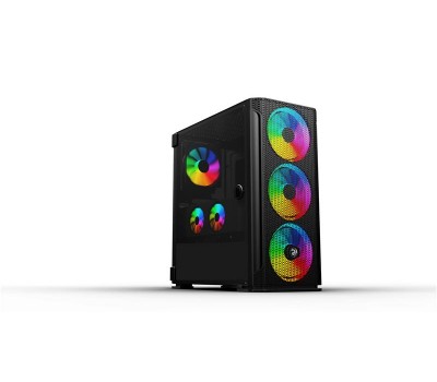 Корпус 2E Gaming FERA (GAX1) MidT,EATX,2*USB2.0,1*USB3.0, ARGB3*140,1*120мм,стекло,без БП,черн.