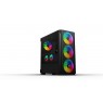 Корпус 2E Gaming FERA (GAX1) MidT,EATX,2*USB2.0,1*USB3.0, ARGB3*140,1*120мм,стекло,без БП,черн.