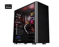 Корпус Thermaltake V200 TG/Black/Win/SPCC/Tempered Glass*1/120mm Standard Fan*1