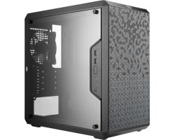 Корпус Cooler Master MasterBox Q300L,без БП, прозрачная боковая стенка,2xUSB3.0,mATX,черный
