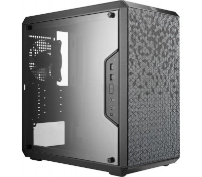 Корпус Cooler Master MasterBox Q300L,без БП, прозрачная боковая стенка,2xUSB3.0,mATX,черный