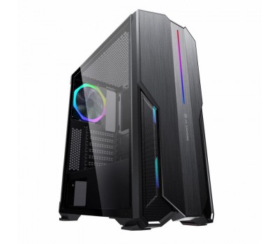 Корпус 2E Gaming FORTIS (G3405) MidT,2*USB2.0,1*USB3.0, 1*120ARGB,LED,стекло (бок.пан.),без БП,черн.