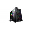 Корпус 2E Gaming ASPER (GM7) MiniT, 2*USB2.0,1*USB3.0, 3*120мм ARGB, стекло (бок.пан.),без БП,черн.