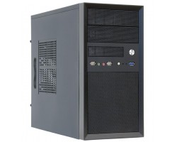 Корпус CHIEFTEC Mesh CT-01B,с БП CHIEFTEC iArena GPA-500S8 500Вт,1xUSB3.0,mATX,черный