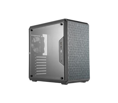 Корпус Cooler Master MasterBox Q500L,без БП, прозрачная боковая стенка,2xUSB3.0,черный