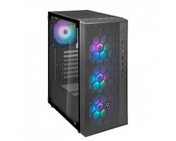 Корпус SilverStone FARA FAR1B-PRO,MidT,USB 3.0*2,USB 2.0*1,4*120мм ARGB,стекло,безБП,черный