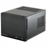 Корпус SilverStone SUGO SG13B-Q, MiniITX,USB3.0*2, пластик под алюминий (перед.пан.),безБП,черн.