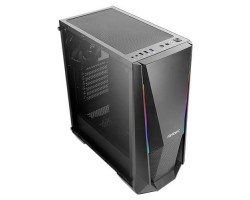 Корпус Antec NX310 Gaming,MidT, 2*USB2.0,1*USB3.0,1*120мм +1*120ммARGB,стекло(бок.пан.),безБП,черный