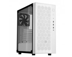 Корпус SilverStone FARA FAR1W-G,MidT, USB3.0*2, USB2.0*1, 1*120мм, стекло(бок.пан.),безБП,белый