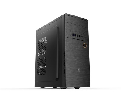 Корпус 2E ALFA (E1802-500),БП 2E ATX500W, MidT, 2*USB2.0,2*USB3.0,сталь перф.(бок.панель),черный.