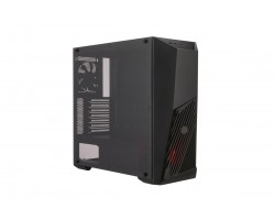 Корпус Cooler Master MasterBox K501L/Black/Win/SPCC/1*Acrylic Side Panel/1*120mm Red LED Fan + 1*120mm Black Fan