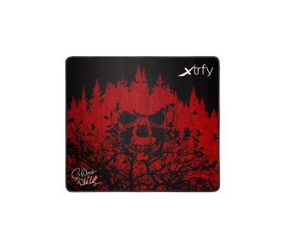Коврик для мыши Xtrfy XTP1 f0rest Large (460 x 400 mm), Black-Red