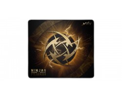 Коврик для мыши Xtrfy XTP1 NiP Lightning Medium (320 x 270 mm), Black-Gold