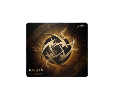 Коврик для мыши Xtrfy XTP1 NiP Lightning Medium (320 x 270 mm), Black-Gold