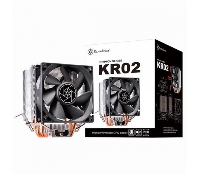 Процессорный кулер SilverStone KRYTON KR02, LGA115*,1366, 2011,2066,FM1(2),AM3(+),AM2(+),AM4,92мм