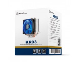 Процессорный кулер SilverStone KRYTON KR03, LGA775,115*, 1366, 1200, FM1(2),AM3(+),AM2(+),AM4,92мм Blue LED