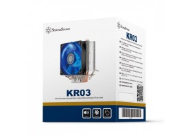 Процессорный кулер SilverStone KRYTON KR03, LGA775,115*, 1366, 1200, FM1(2),AM3(+),AM2(+),AM4,92мм Blue LED