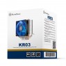 Процессорный кулер SilverStone KRYTON KR03, LGA775,115*, 1366, 1200, FM1(2),AM3(+),AM2(+),AM4,92мм Blue LED
