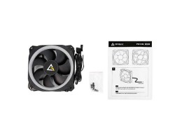 Корпусной вентилятор Antec Spark 120 RGB, 120мм, RGB, черные лопасти, черная рамка