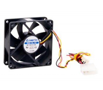 Корпусный вентилятор CHIEFTEC Thermal Killer AF-0825S,80мм,2000 об/мин,3pin/Molex,26dBa