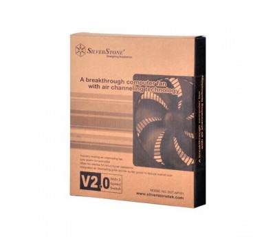 Корпусной вентилятор SilverStone Air Penetrator AP181, 180мм, черный