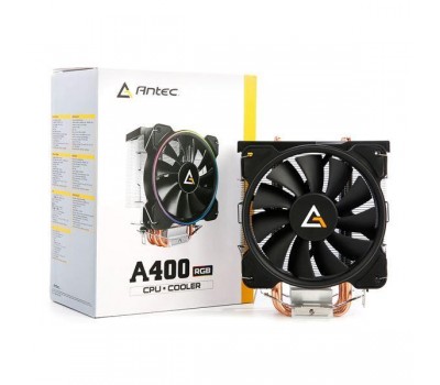 Процессорный кулер Antec A400RGB, 775,1150(1),1155(6), 1366,2011(66),FM1(2),AM3(+),AM2(+),AM4,120мм