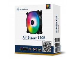 Корпусной вентилятор SilverStone Air Blazer AB120R-ARGB 120мм, ARGB, полупрозрач.,черн.рамка