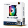 Корпусной вентилятор SilverStone Air Blazer AB120R-ARGB 120мм, ARGB, полупрозрач.,черн.рамка