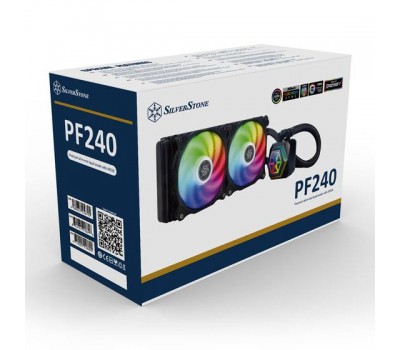 Система жидкостного охлаждения SilverStone Perma FROST Premium 240 ARGB,775, 115*,1366,2011,2066,FM1(2),AM3(+),AM2(+),AM4