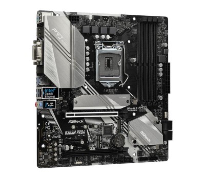 Материнская плата ASRock B365M PRO4 s1151 B365 4xDDR4 M.2 HDMI-DVI-VGA Type C mATX