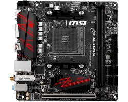 Материнcкая плата MSI B450I_GAMING_PLUS_AC sAM4 B450 2xDDR4 HDMI-DP Wi-Fi!!!BT mITX