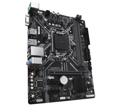 Материнская плата GIGABYTE H310M_S2_2.0 s1151 H310 2xDDR4 VGA mATX