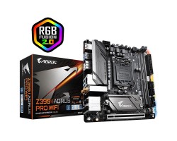 Материнская плата GIGABYTE Z390I AORUS PRO WIFI s1151 Z390 4xDDR4 M.2 HDMI-DP Wi-Fi!!!BT miTX