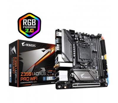 Материнская плата GIGABYTE Z390I AORUS PRO WIFI s1151 Z390 4xDDR4 M.2 HDMI-DP Wi-Fi!!!BT miTX